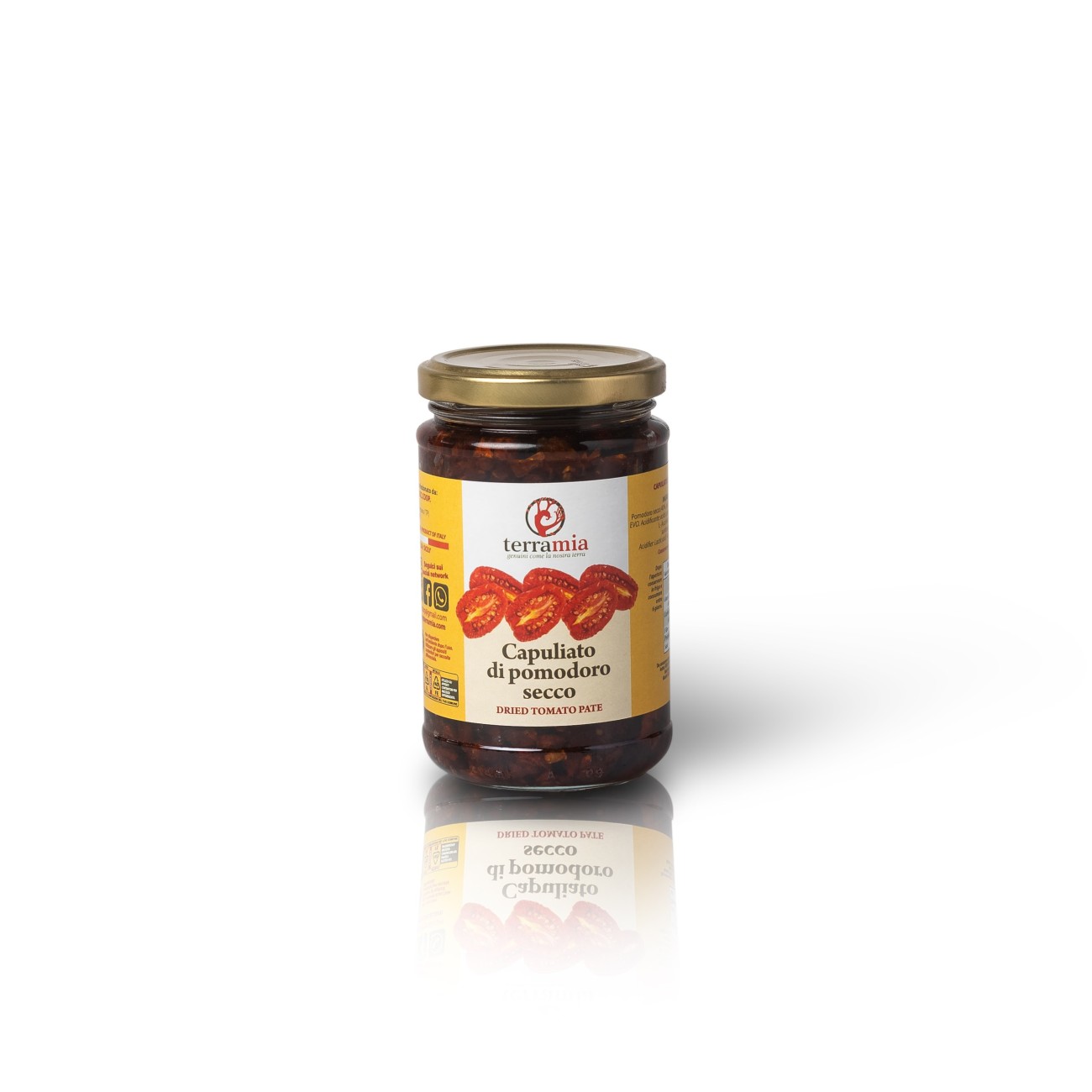 Capuliato di pomodoro secco in olio g.300 peso netto 150 g sgocciolato