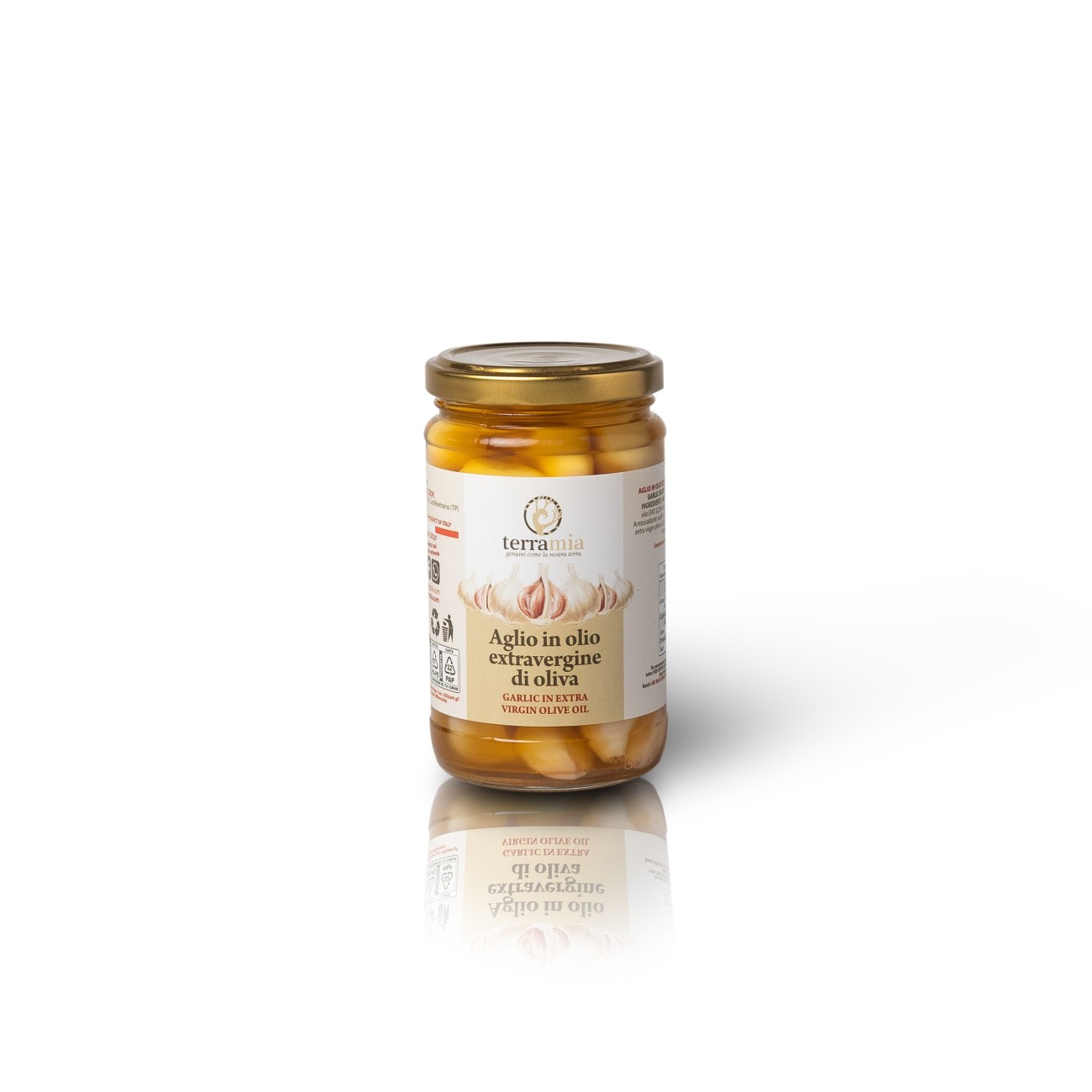 Aglio con olio evo g.280 peso netto