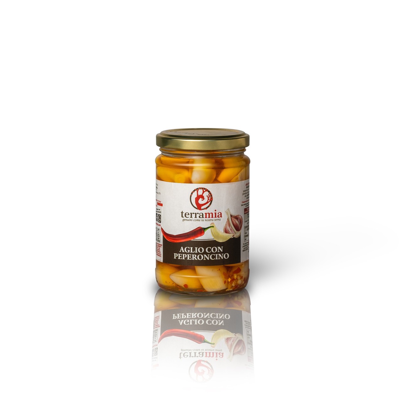 Aglio con peperoncino g.280 peso netto