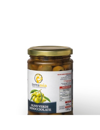 Olive denocciolate dolci in salamoia metodo Castelvetrano ml 314