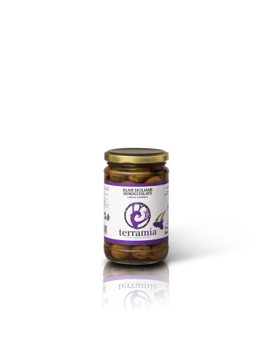 Olive denocciolate in salamoia maturazione al naturale ml 314