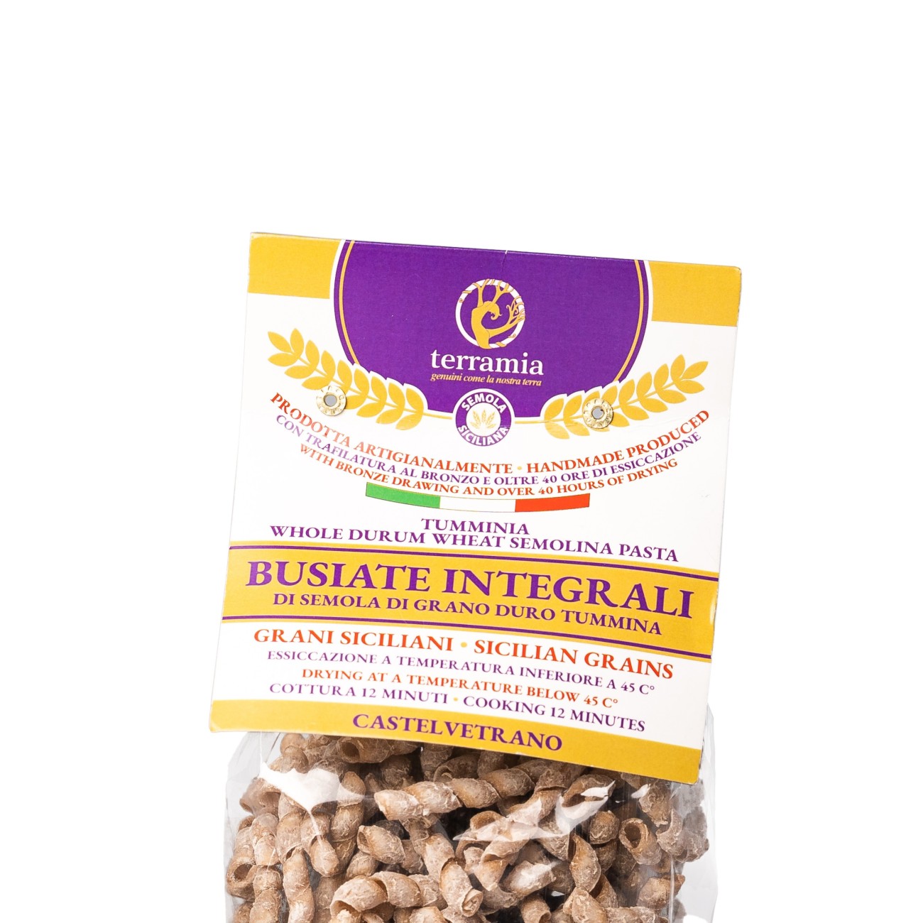 Busiata integrale di Tumminia in purezza g.500