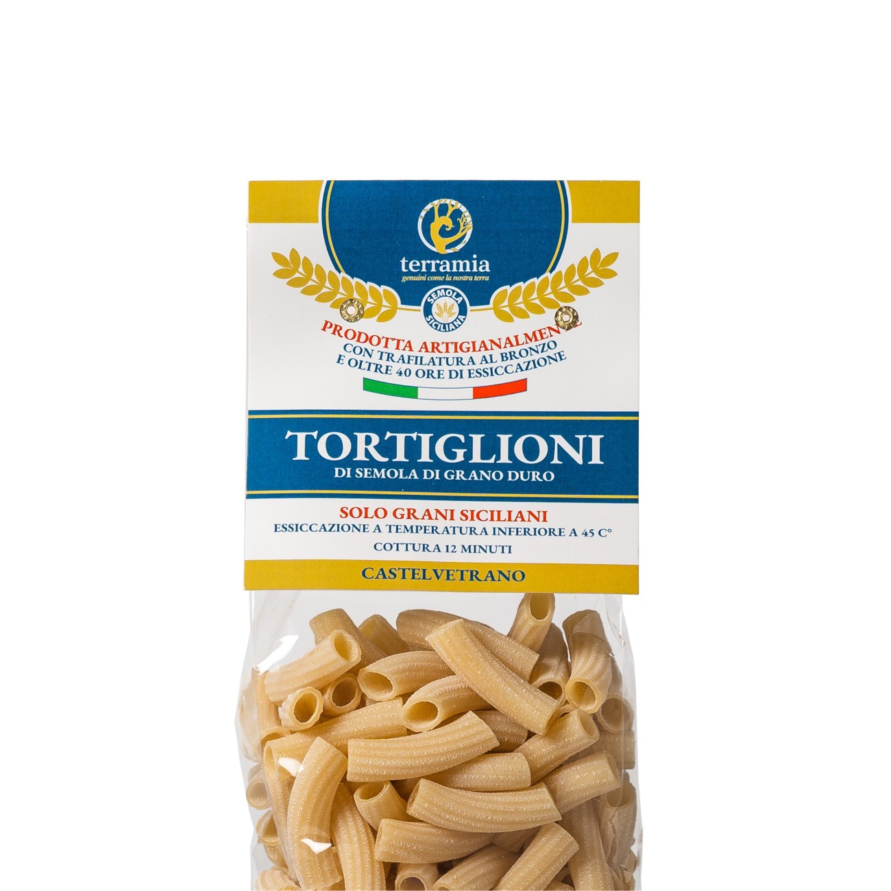 Tortiglioni rigati di semola siciliana g 500