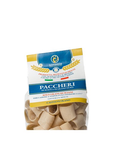 Paccheri di semola Siciliana duro g. 500