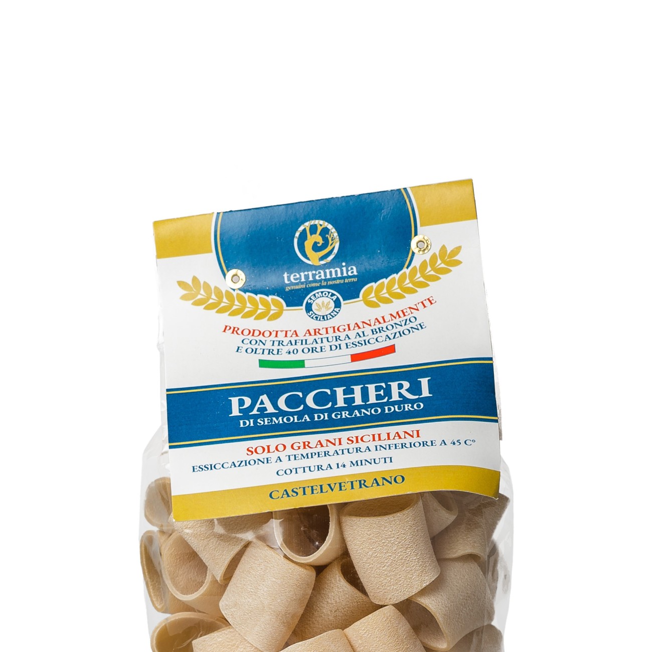 Paccheri di semola Siciliana duro g. 500