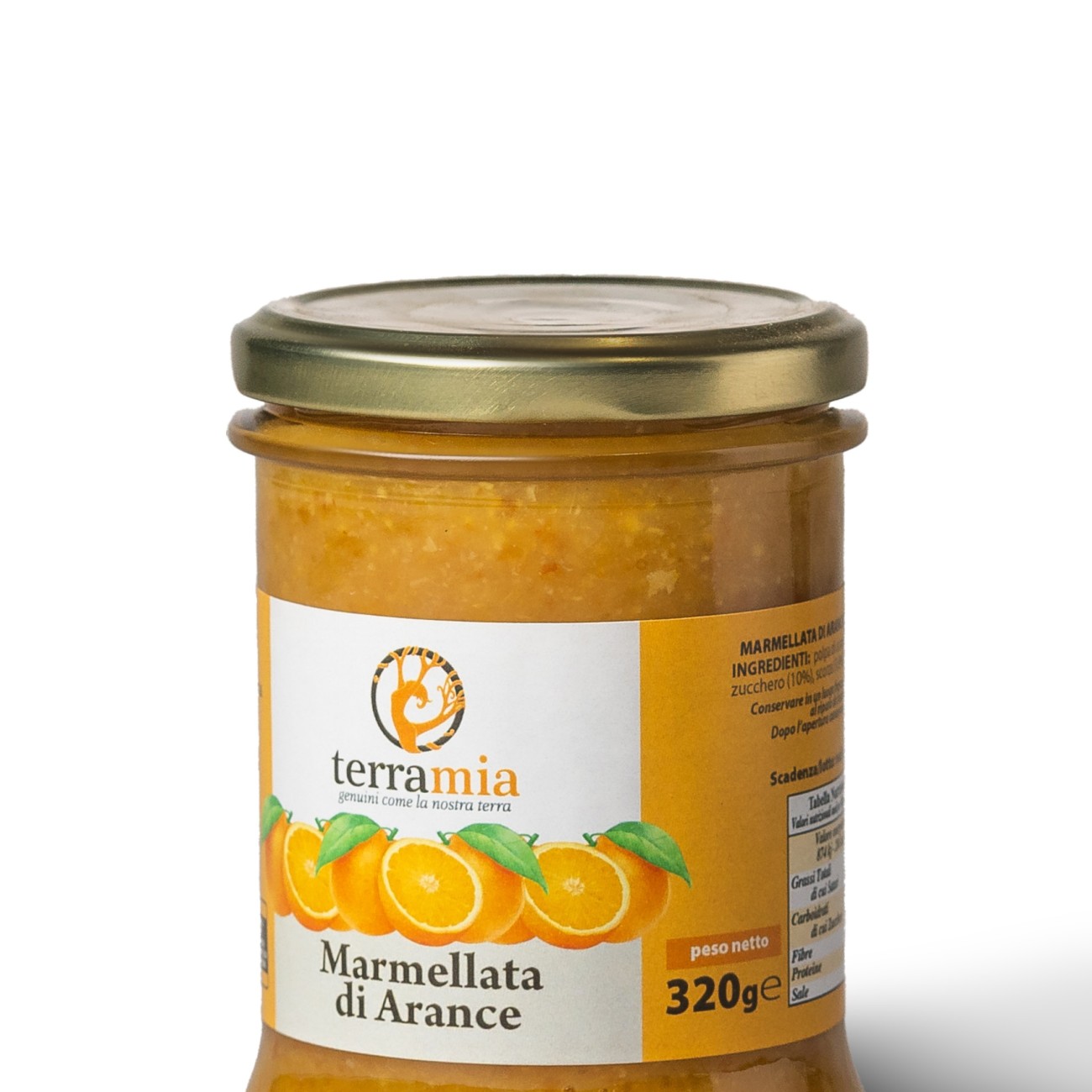 Marmellata di arance vaso ml 314 g 300