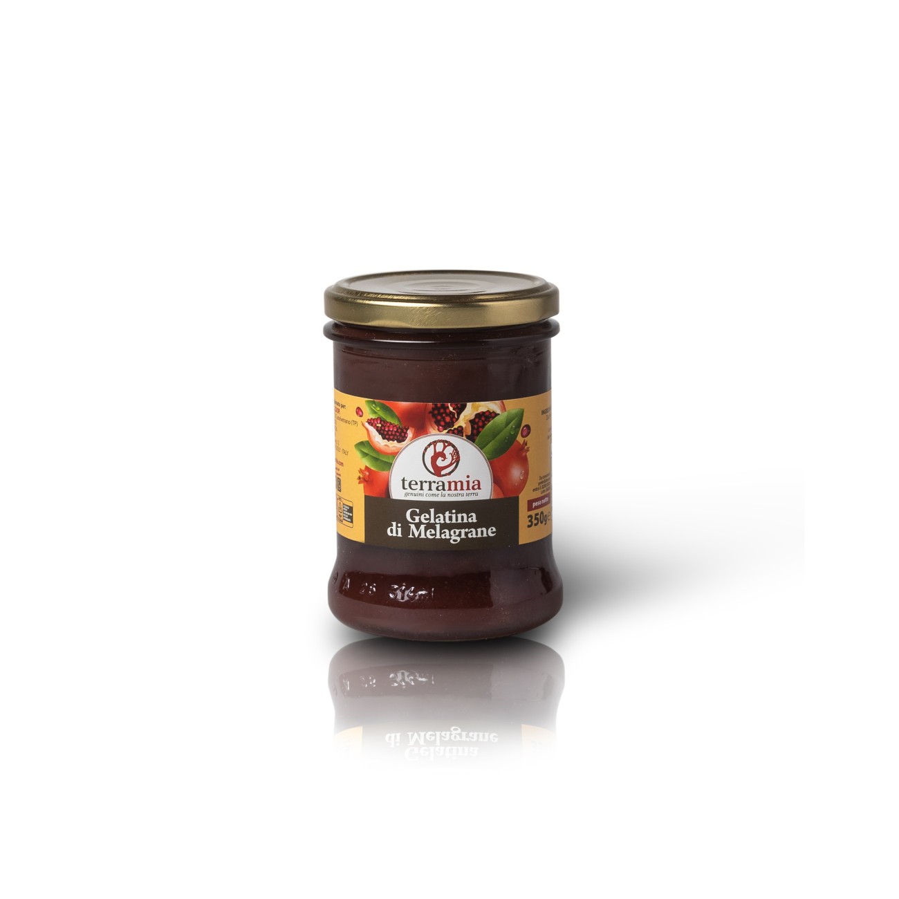 gelatina di melograno vaso ml 314 g 350