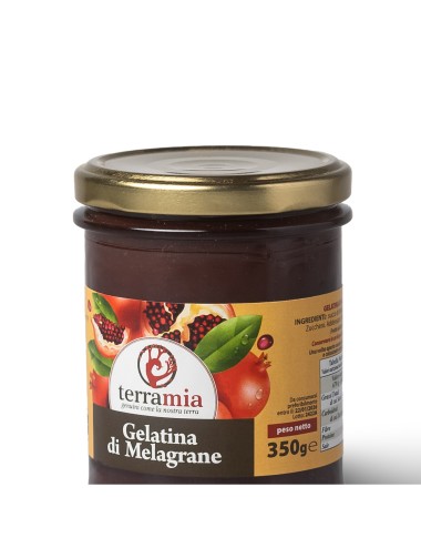 gelatina di melograno vaso ml 314 g 350