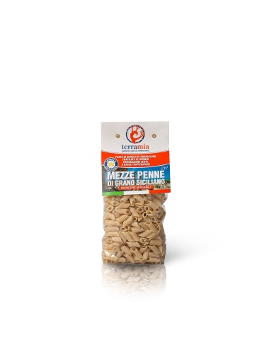 Mezze Penne rigate di semola Siciliana gr 500