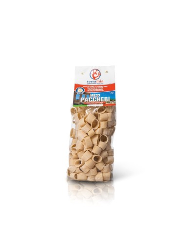 Mezzi Paccheri di semola Siciliana duro g. 500