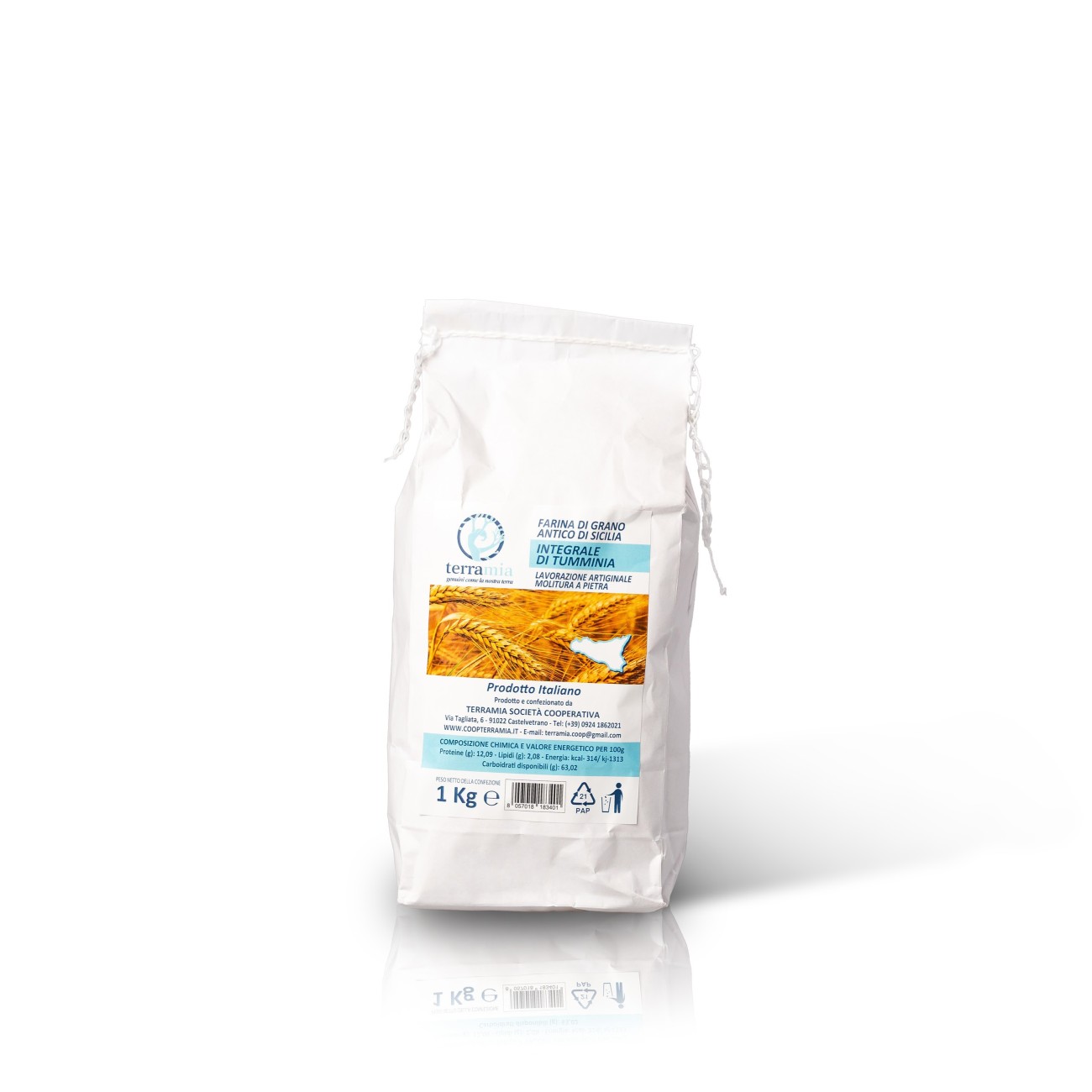 Farina di tumminia(timilia) al 100% kg. 1,00