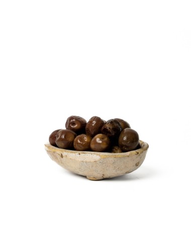 Olive nere infornate in salamoia varietà Nocellara