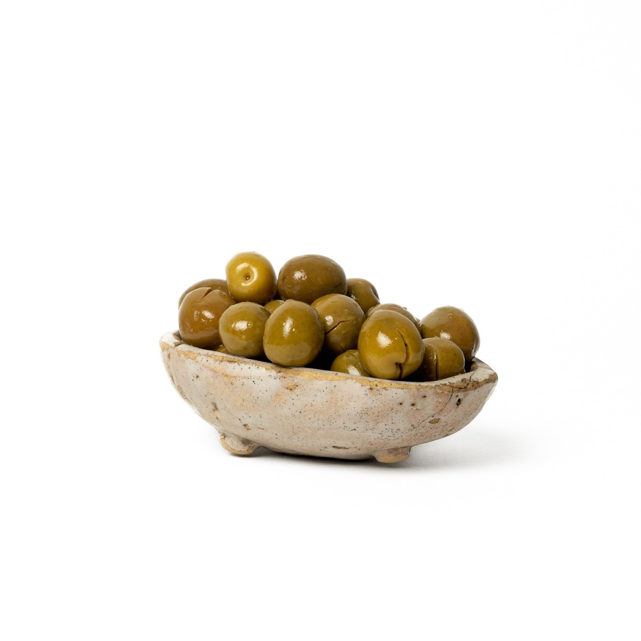 Olive schiacciate varietà Nocellara pezzatura grossa Colossal