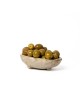 Olive schiacciate varietà Nocellara pezzatura grossa Colossal
