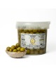 Olive verdi dolci metodo Castelvetrano varietà Nocellara pezzatura grossa Giants