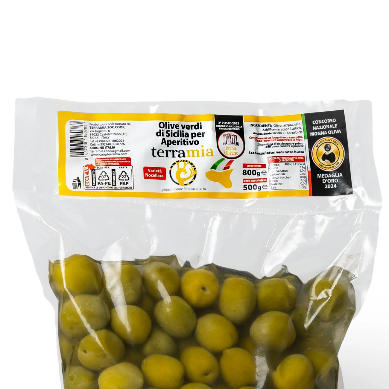 Olive Dolci Castelvetrano | Nocellara del Belìce Terramia