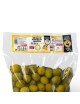 Olive verdi dolci metodo Castelvetrano in salamoia varietà Nocellara del Belìce