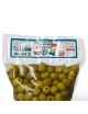Olive verdi dolci denocciolate metodo Castelvetrano in salamoia varietà Nocellara del Belice