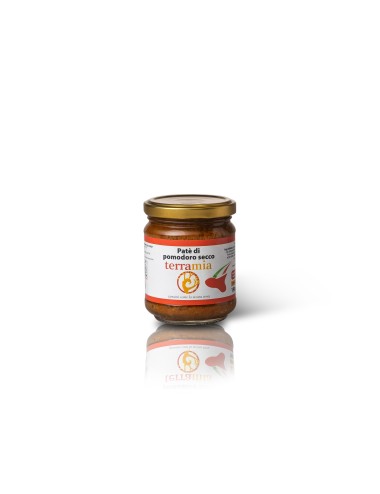 Patè di pomodoro secco e olive con olio extravergine di oliva 180 g.
