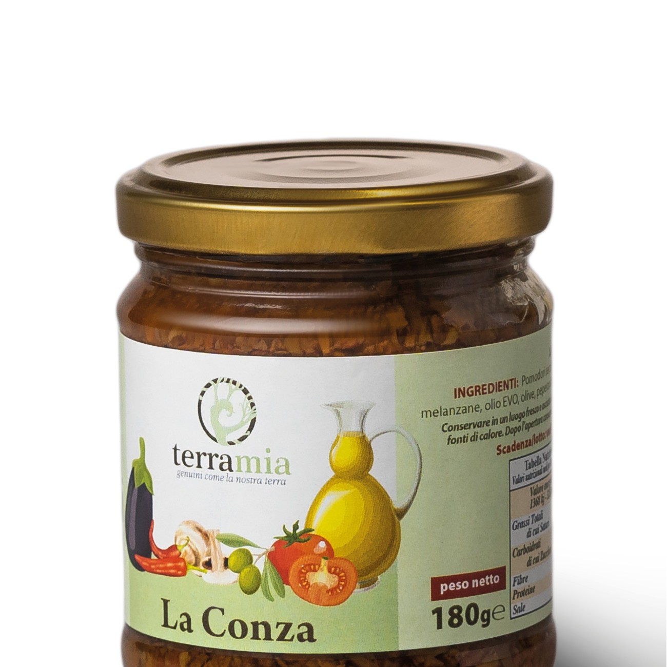 La Conza ideale per bruschette oppure nei panini 180 g peso netto